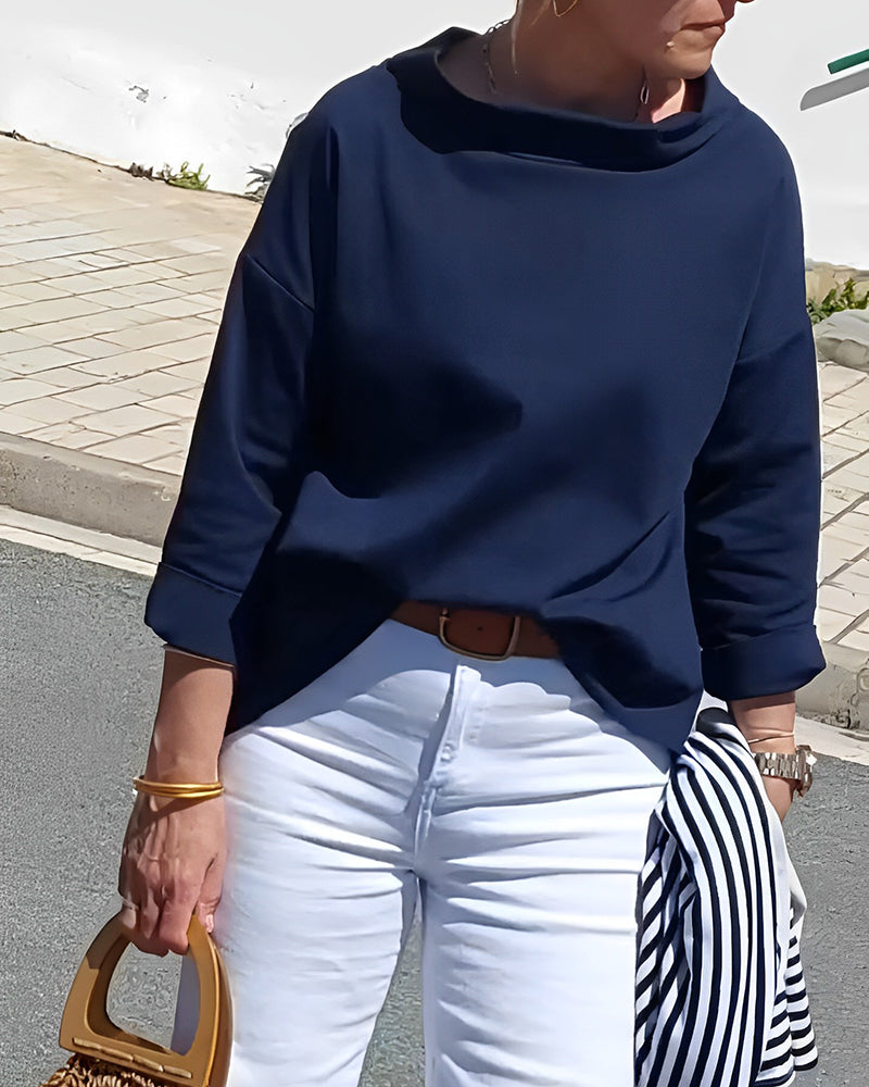 Francesca | Women's Elegant Cowl Neck Top