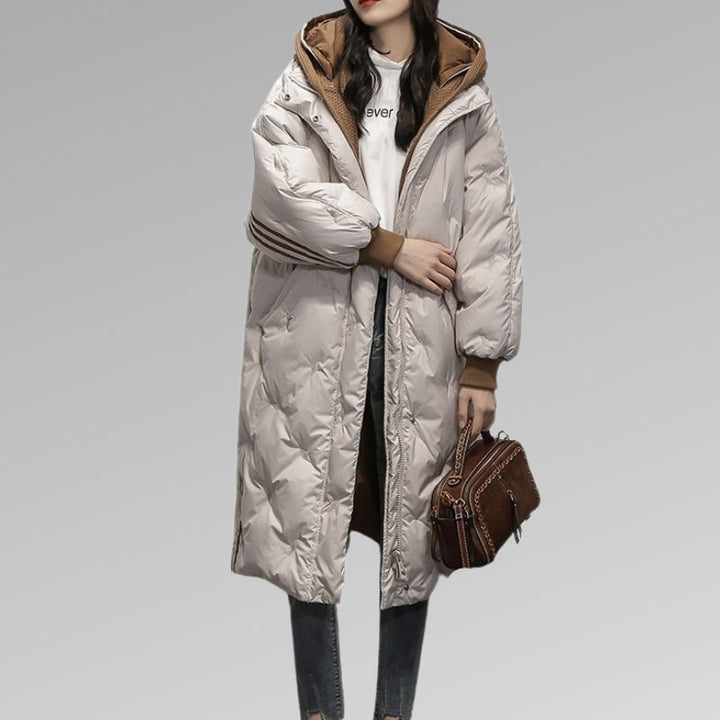 Shay | Women's Longline Premium Down Puffer Jacket