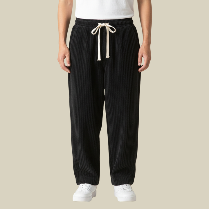 Nolan | Men's Casual Drawstring Corduroy Baggy Pants
