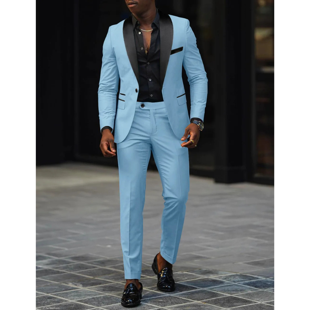 Dominic | Men's Slim-Fit Peaked Lapel Suit Set
