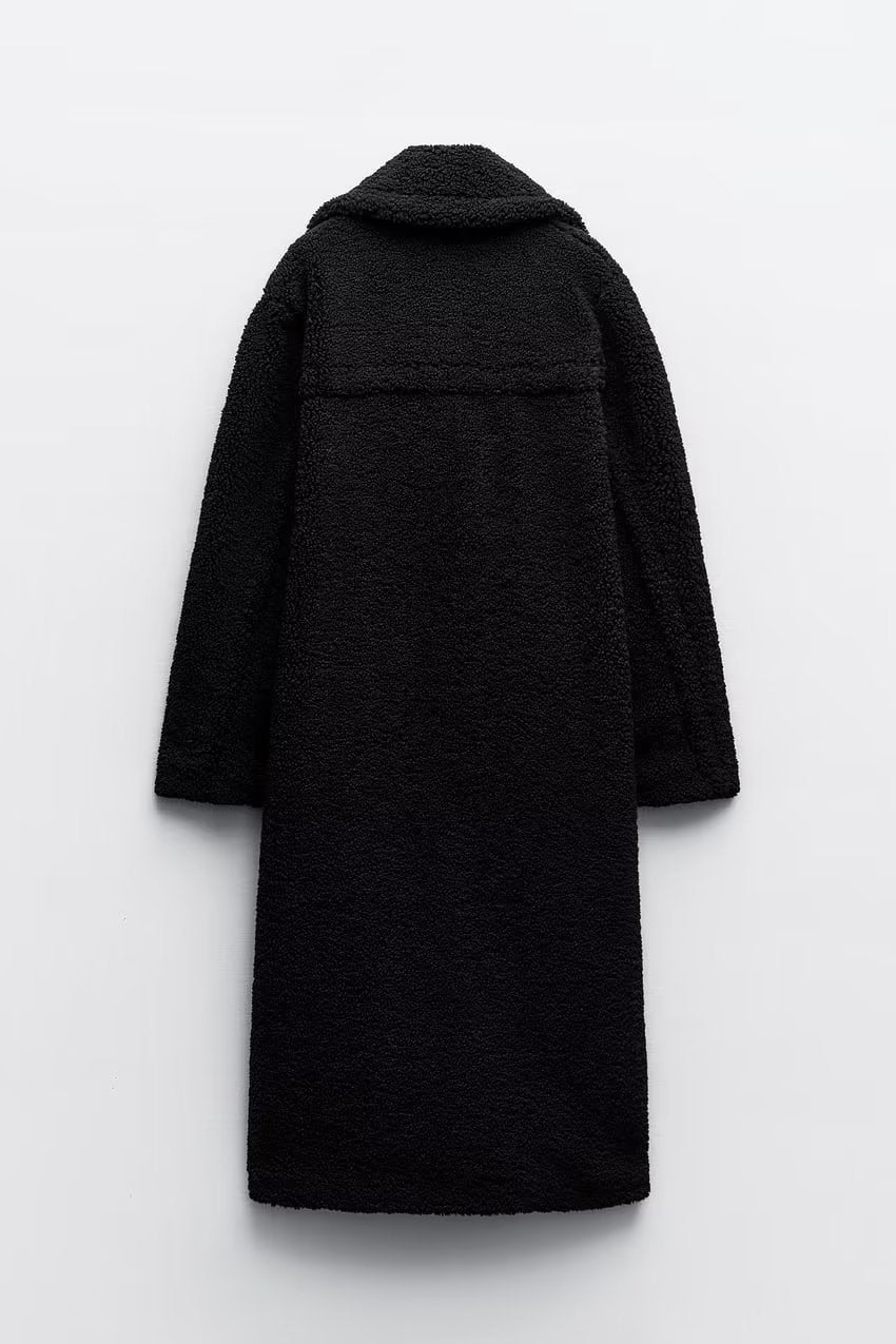 Cora | Women's Luxurious Longline Teddy Coat