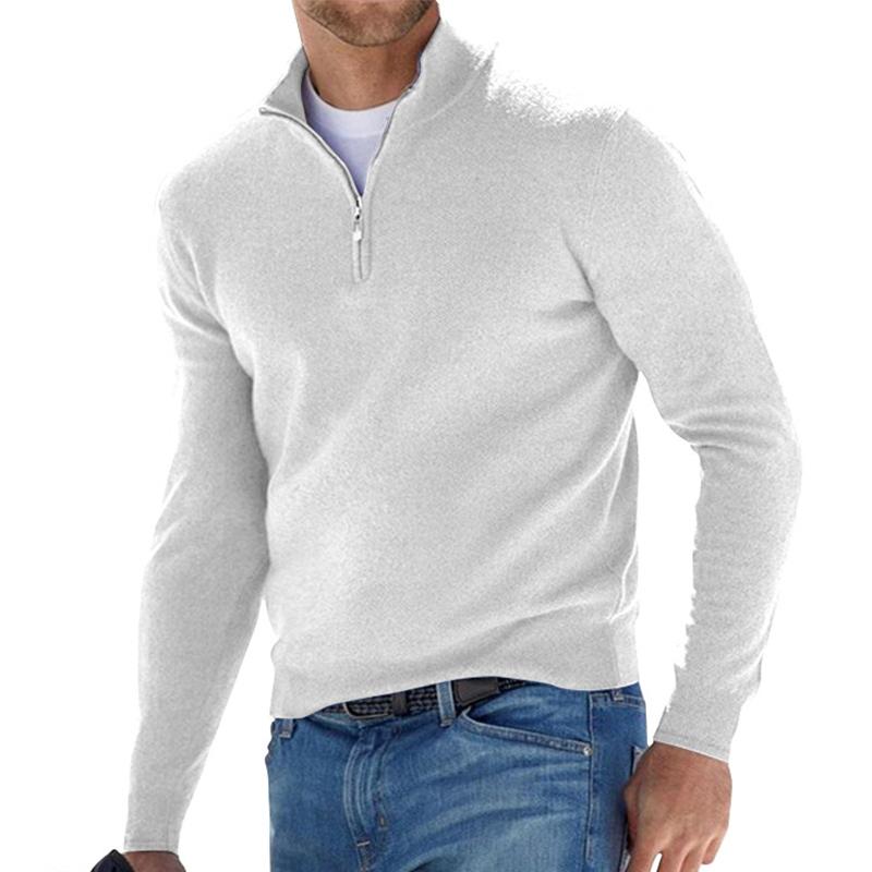 Milo | Men's Premium Quarter-Zip Sweater