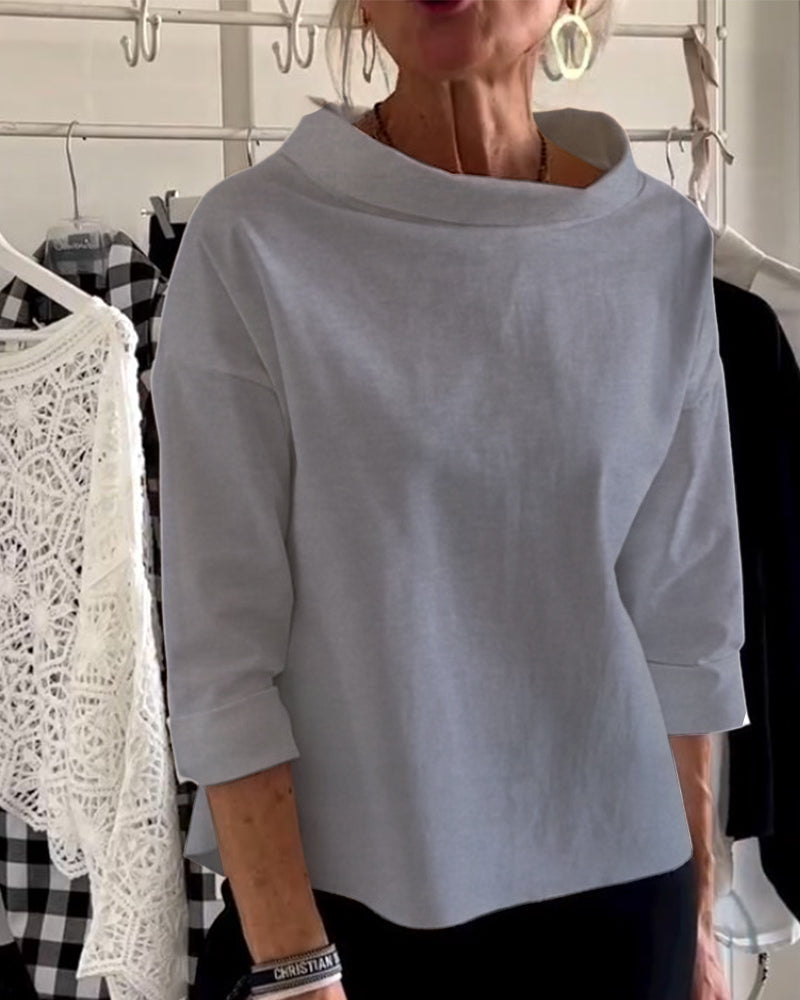Francesca | Women's Elegant Cowl Neck Top