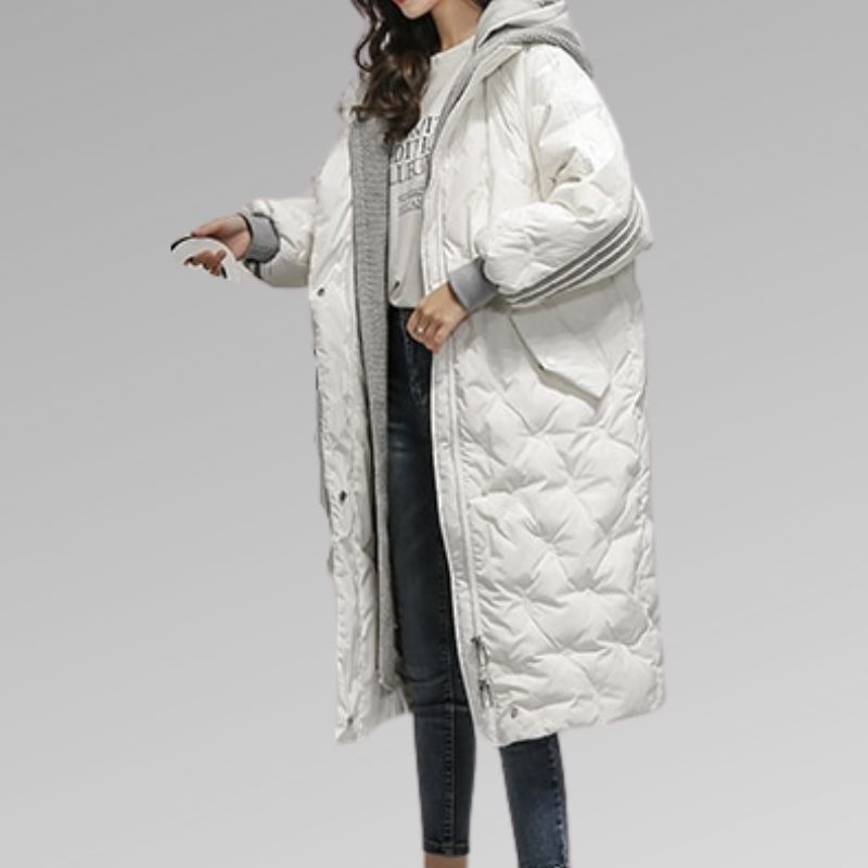 Shay | Women's Longline Premium Down Puffer Jacket