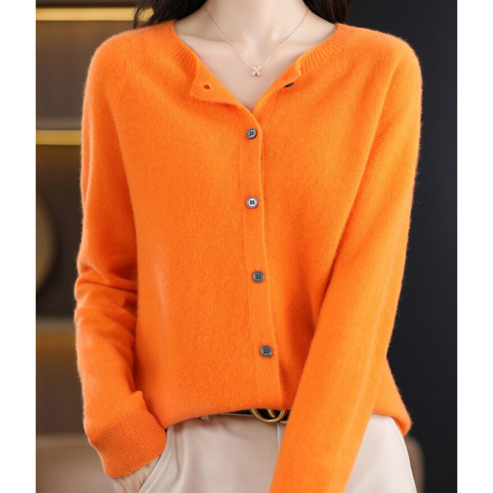 Madeline | Women's Timeless Button-Front Knit Cardigan