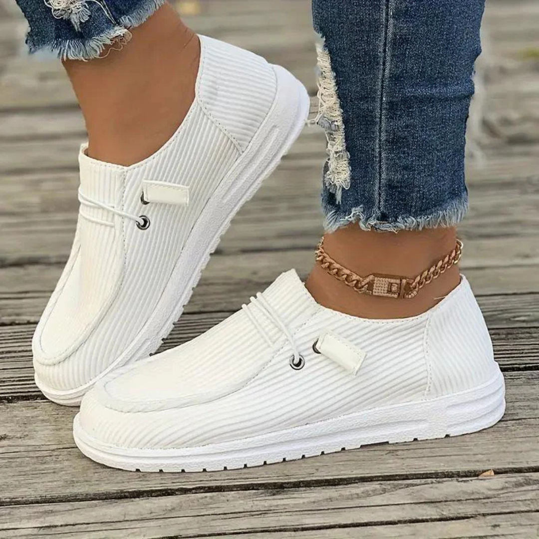 Vanna | Women's Casual Corduroy Slip-On Sneakers