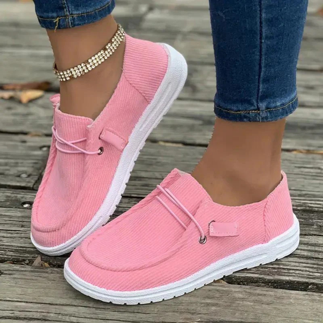 Vanna | Women's Casual Corduroy Slip-On Sneakers