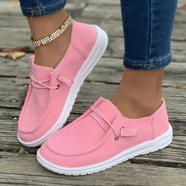 Vanna | Women's Casual Corduroy Slip-On Sneakers