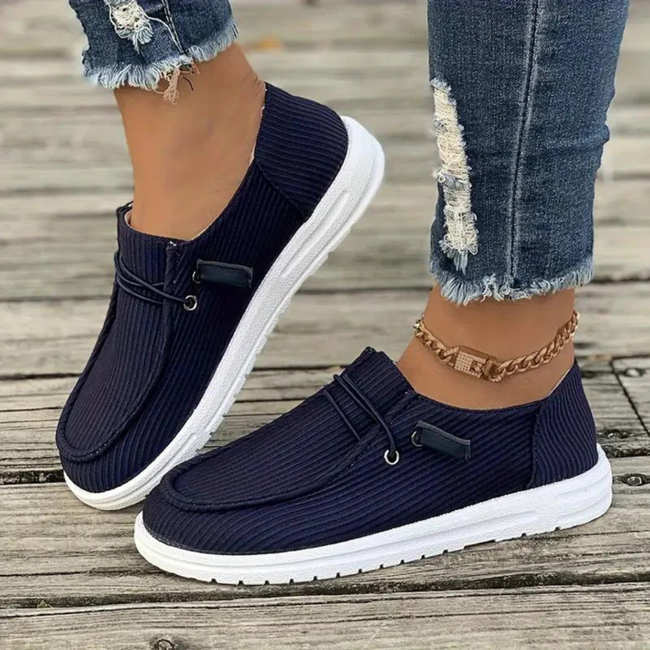 Vanna | Women's Casual Corduroy Slip-On Sneakers