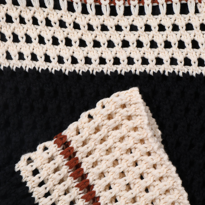 Cain | Men's Stylish Crochet Knit Beach Shorts