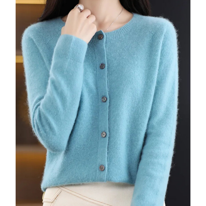 Madeline | Women's Timeless Button-Front Knit Cardigan