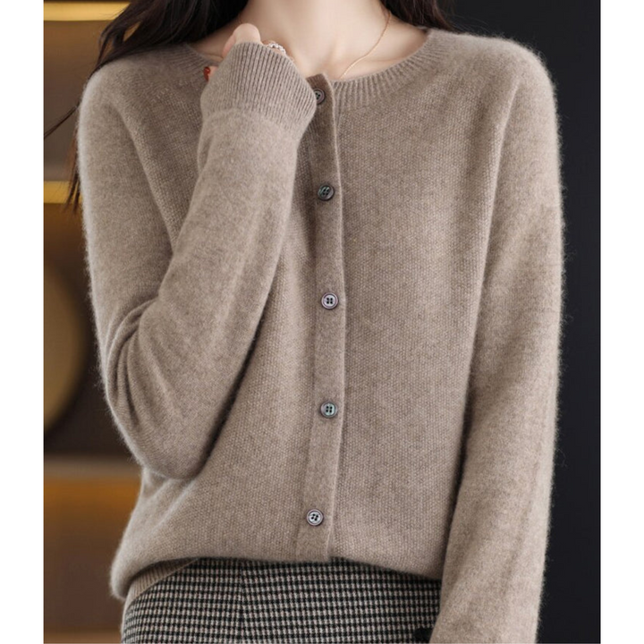 Madeline | Women's Timeless Button-Front Knit Cardigan