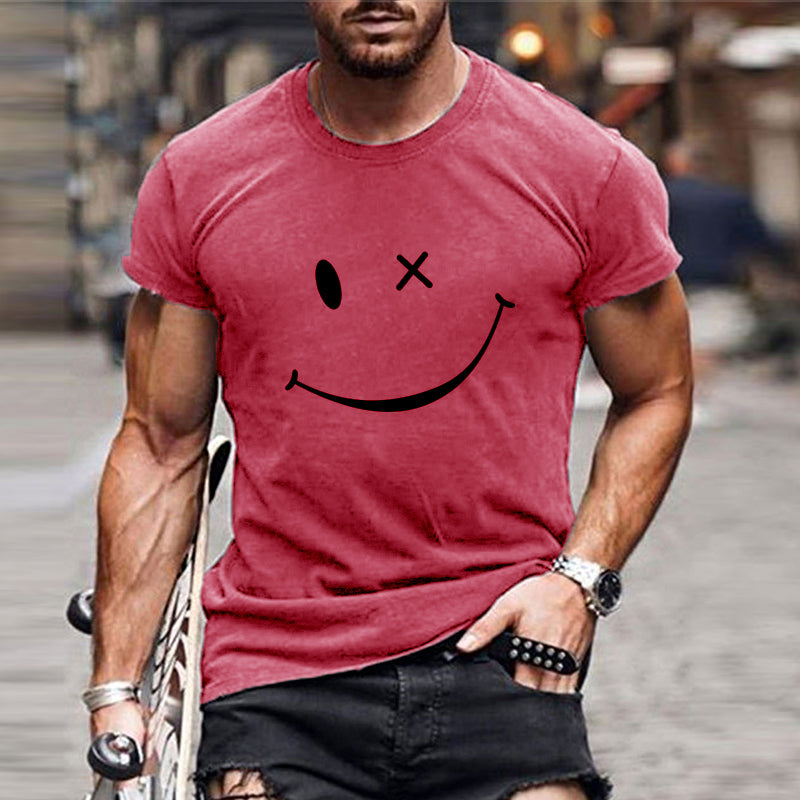 Skyler | Men's Trendy Quirky Smiley Cotton T-Shirt