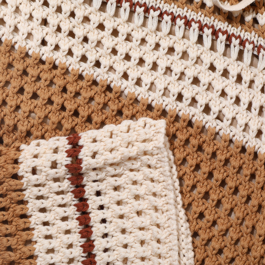 Cain | Men's Stylish Crochet Knit Beach Shorts