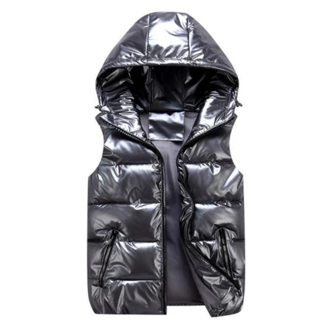 Charlie | Unisex Sleek Hooded Puffer Vest