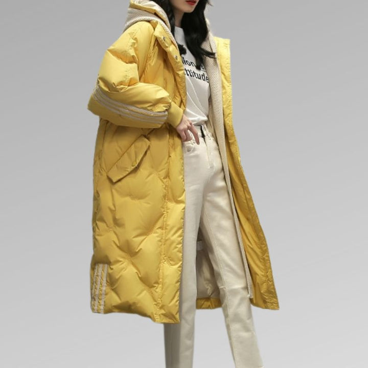 Shay | Women's Longline Premium Down Puffer Jacket