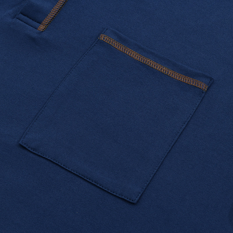 David | Men's Casual Slim-Fit Henley T-Shirt