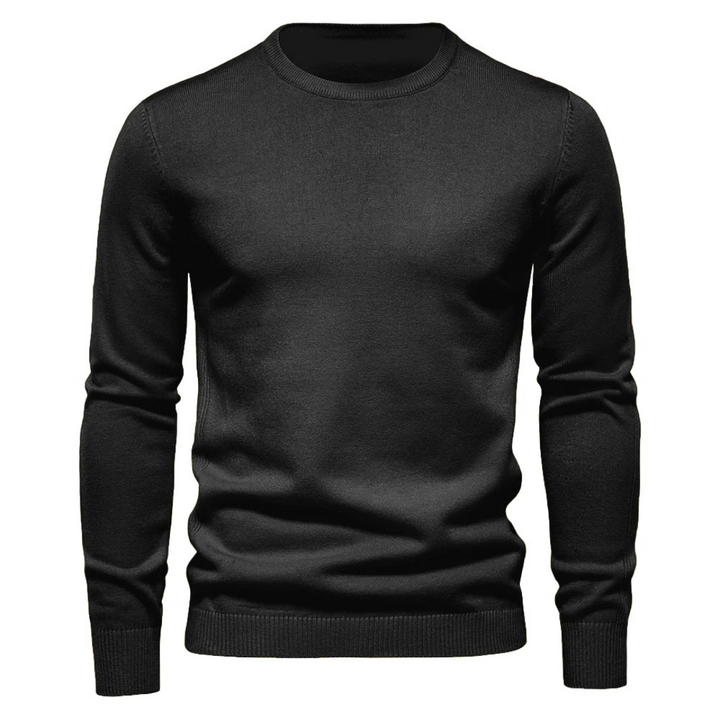 Logan | Men's Classic Ribbed Crewneck Sweater