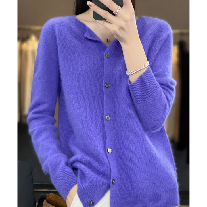 Madeline | Women's Timeless Button-Front Knit Cardigan