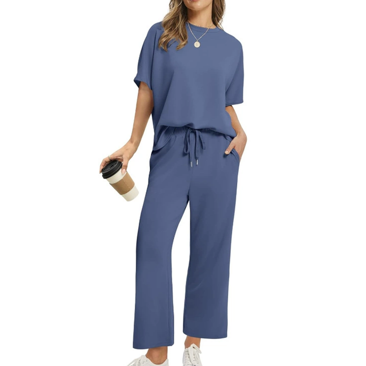 Deborah | Women's Casual Two Piece Lounge Set with Pockets