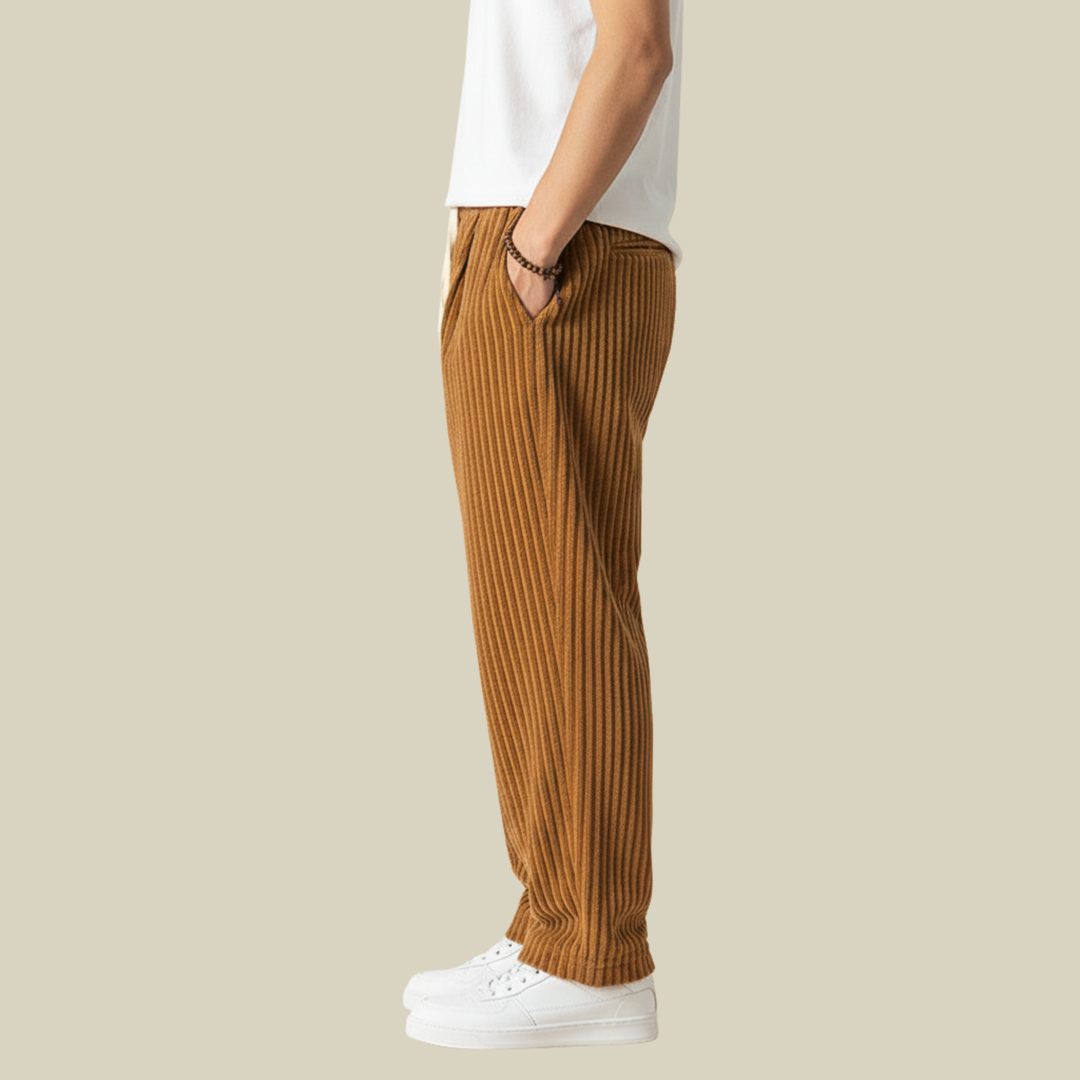 Nolan | Men's Casual Drawstring Corduroy Baggy Pants
