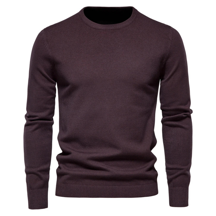 Logan | Men's Classic Ribbed Crewneck Sweater