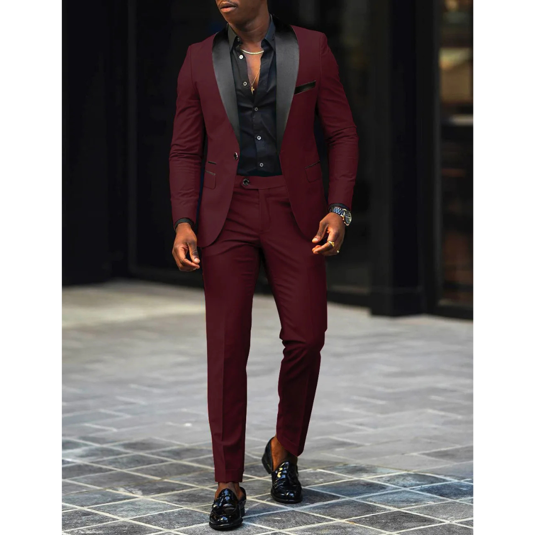 Dominic | Men's Slim-Fit Peaked Lapel Suit Set