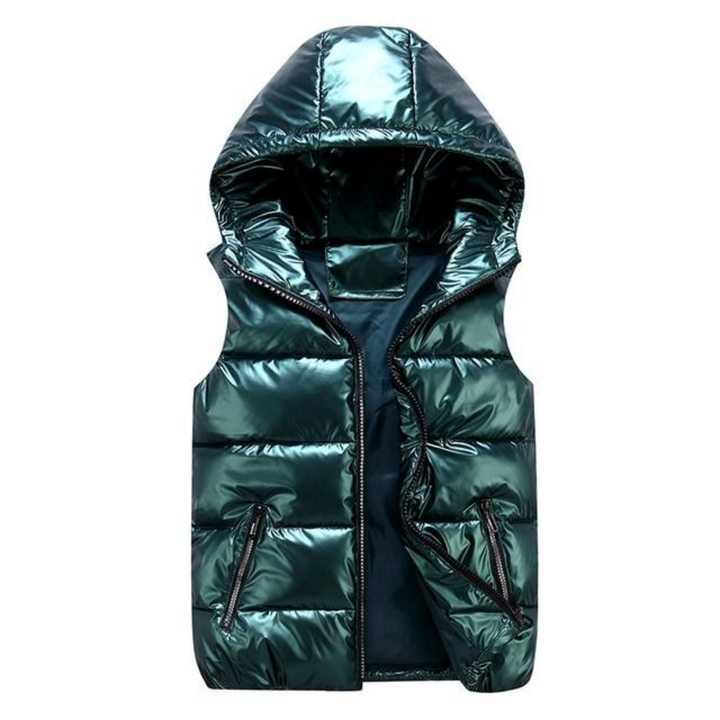 Charlie | Unisex Sleek Hooded Puffer Vest