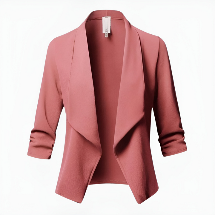 Simone | Women's Draped Shawl Collar Casual Blazer