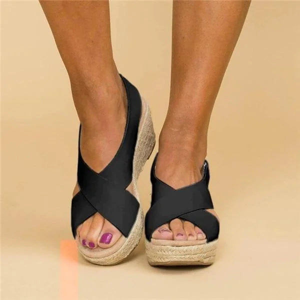 Eden | Women's Stylish Wedge Espadrille Sandals