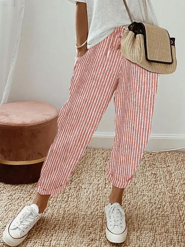 Bree | Women's Comfy Drawstring Linen Pants