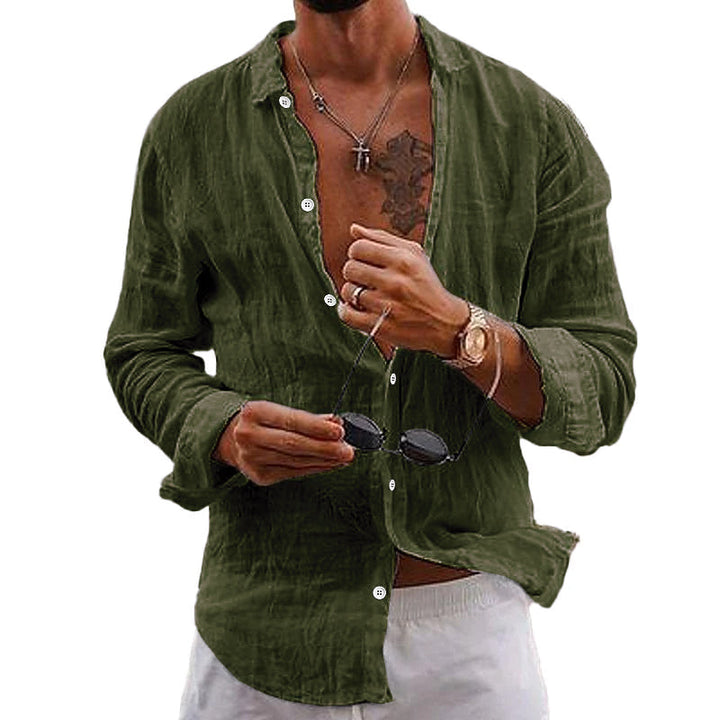 Chase | Men's Casual Summer Button-Up Linen Shirt