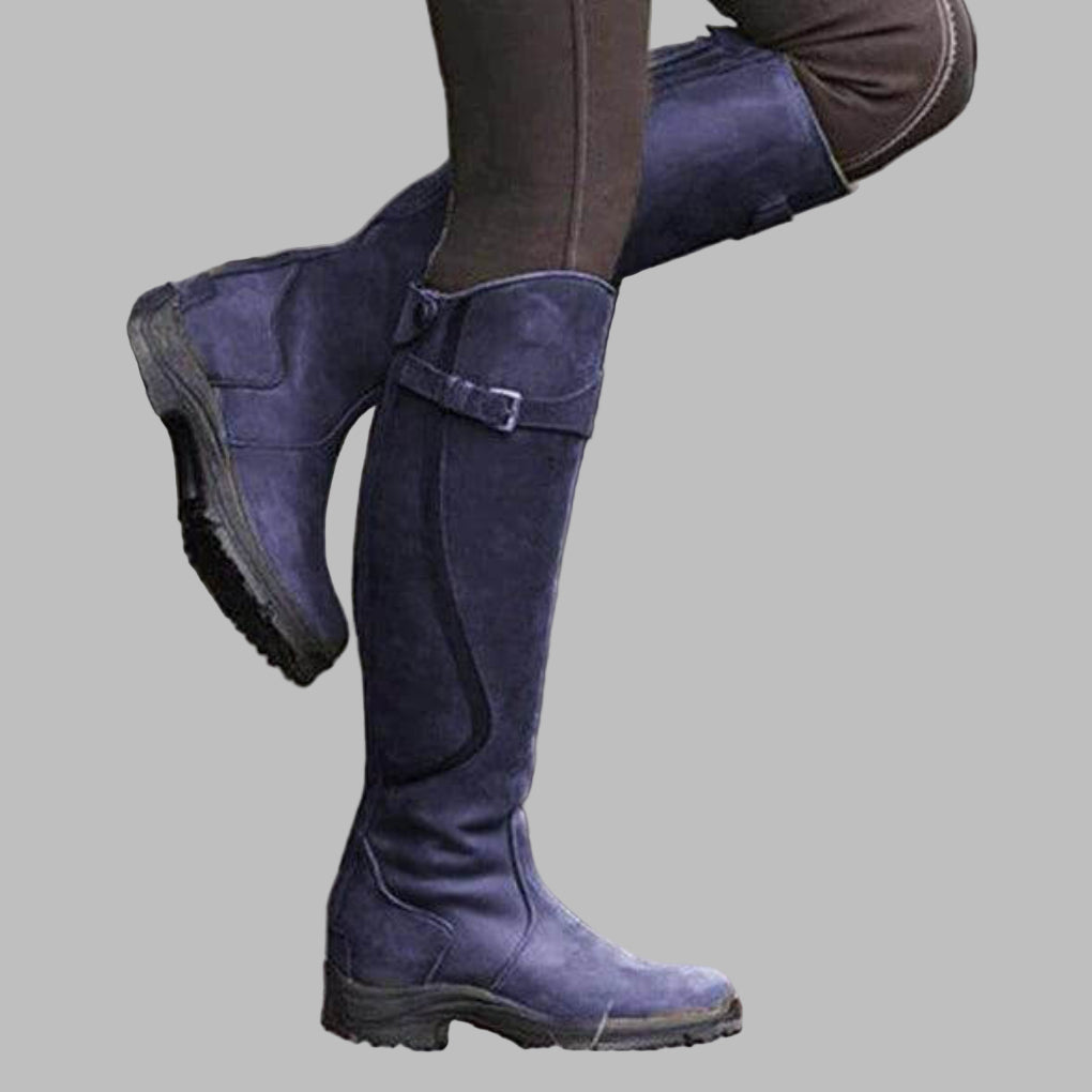 Riley | Women's Grip-Tread Leather Equestrian Boots