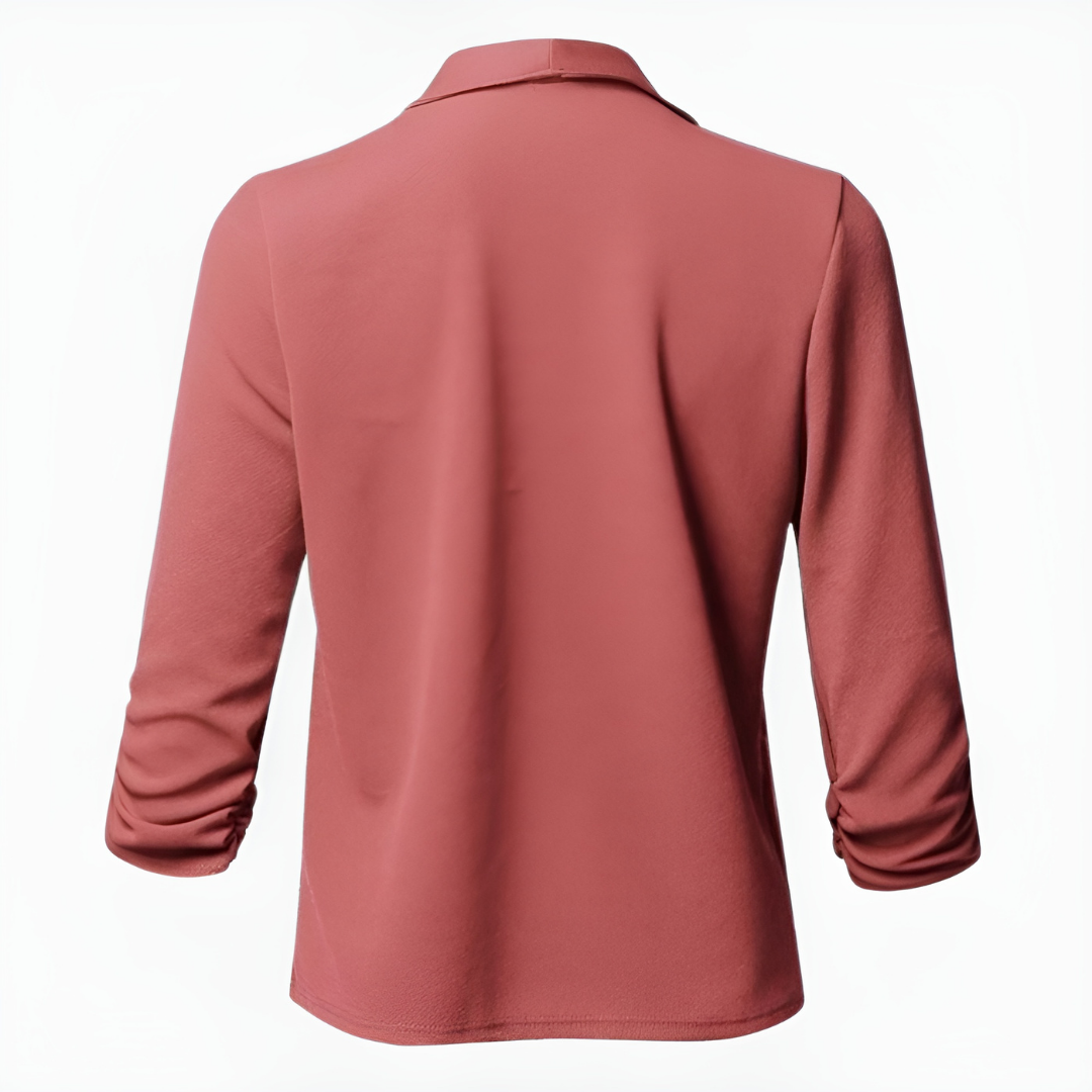 Simone | Women's Draped Shawl Collar Casual Blazer