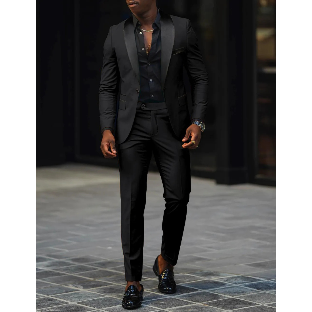 Dominic | Men's Slim-Fit Peaked Lapel Suit Set