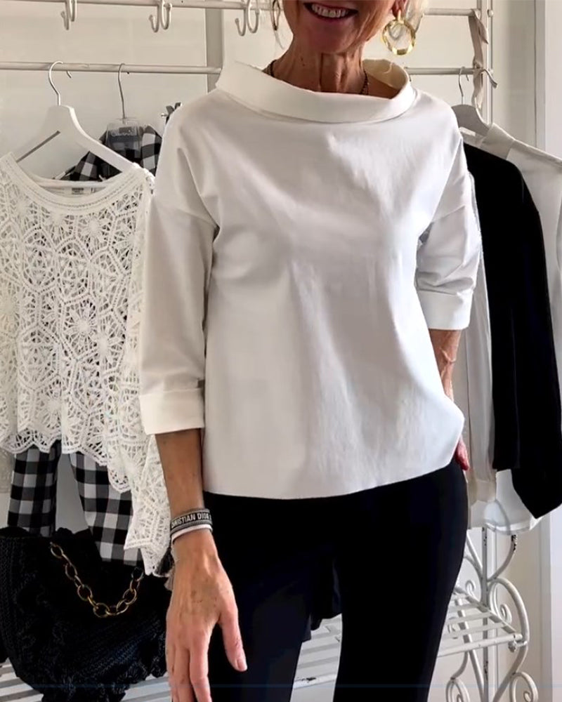 Francesca | Women's Elegant Cowl Neck Top