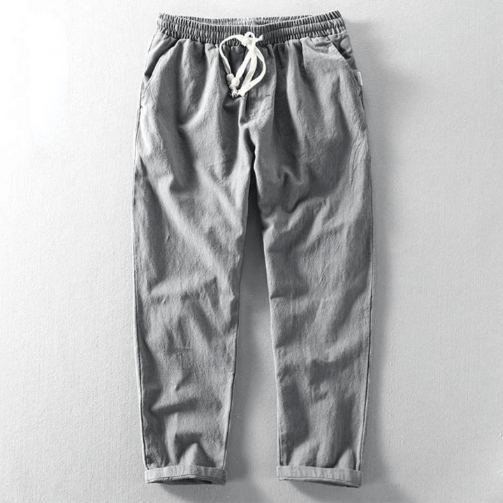 Thomas | Men's Casual Linen Drawstring Trousers