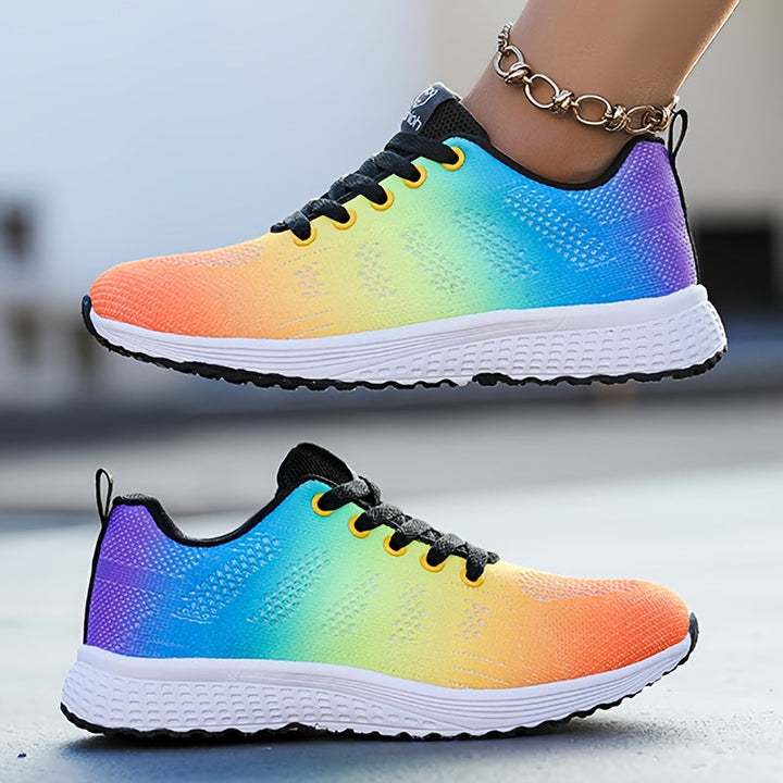 Addison | Women's Lightweight Knit Lace-Up Sneakers