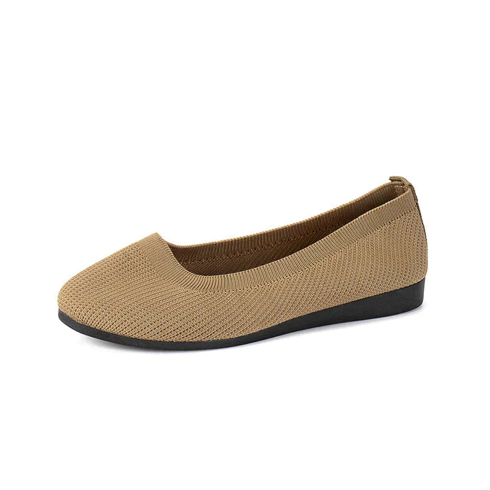 Sadie | Women's Comfortable Knit Slip-On Ballet Flats
