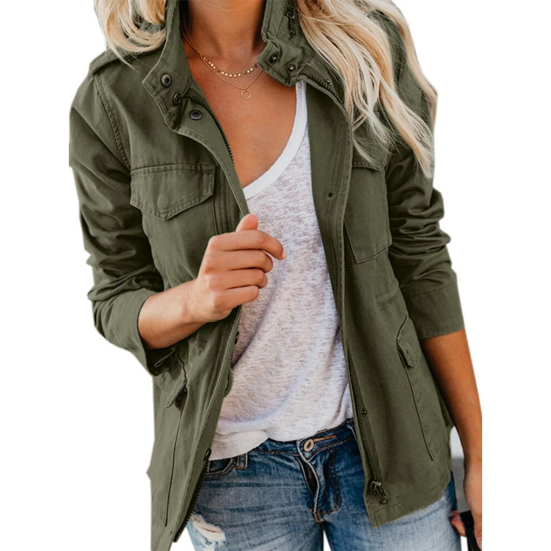 Tayra | Women's Modern Utility Zip-Up Jacket