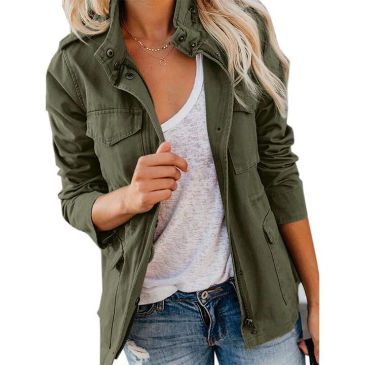 Tayra | Women's Modern Utility Zip-Up Jacket