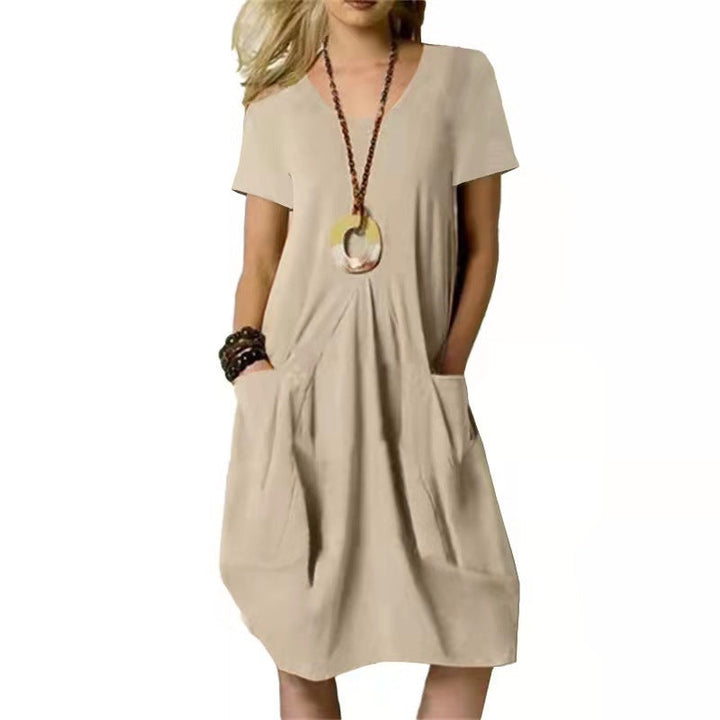 Gigi | Women's Comfy Summer Pocket Swing Dress