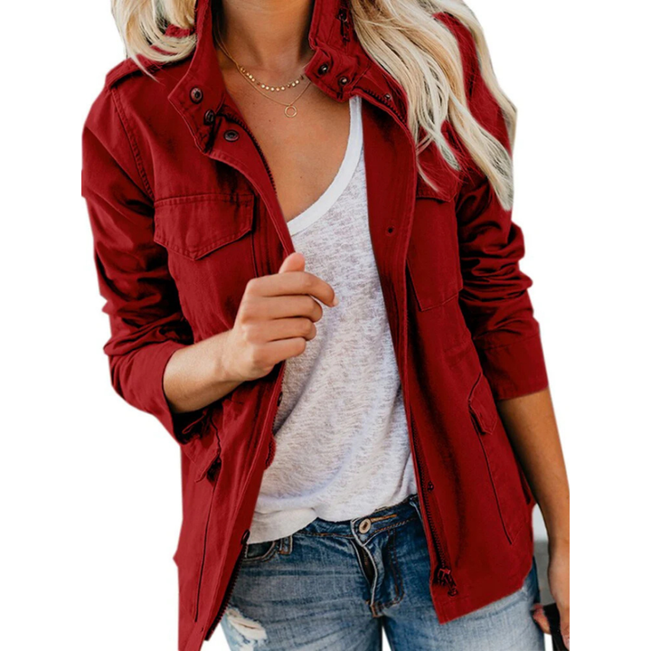Tayra | Women's Modern Utility Zip-Up Jacket