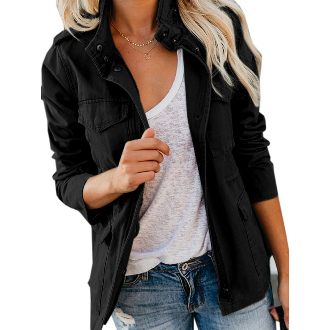 Tayra | Women's Modern Utility Zip-Up Jacket