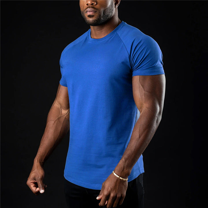 Cillian | Men’s Slim Fit Crew Neck T-Shirt with Raglan Sleeves