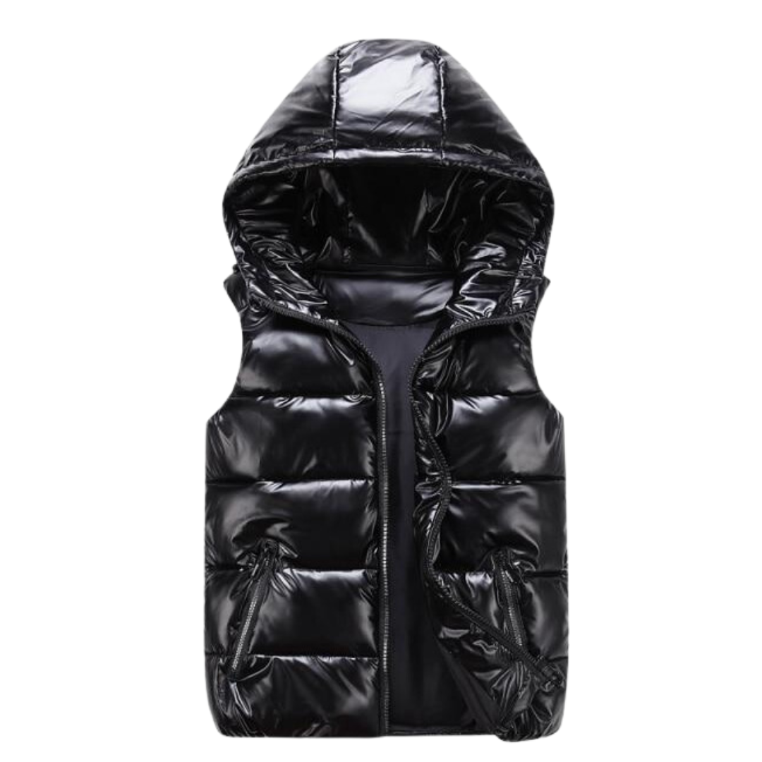 Charlie | Unisex Sleek Hooded Puffer Vest