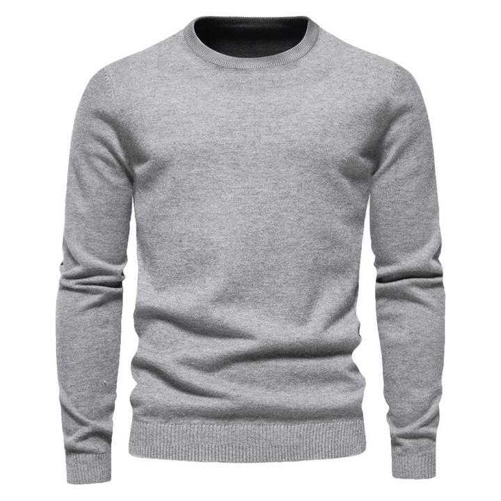 Logan | Men's Classic Ribbed Crewneck Sweater