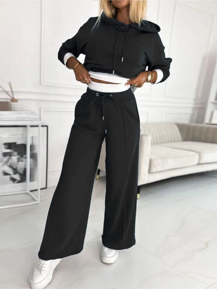 Lisa | Women's Cozy Hoodie & Split-Hem Lounge Set