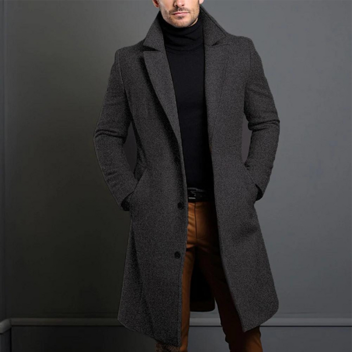 Arthur | Men's Double-Breasted Long Overcoat