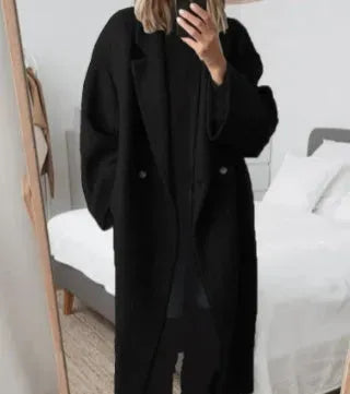 Vivian | Women's Oversized Double-Breasted Wool Coat